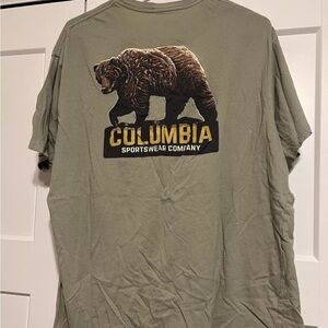 Columbia Bear Mens Graphic T-Shirt